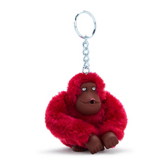 Akcesoria Kipling Sven Monkey Keychain Bordowe | PL 1210PJ